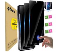 Verre de protection - AILIKA - Samsung S21+5G - Kit de 3 verres - Anti-espion - Résistant aux rayures