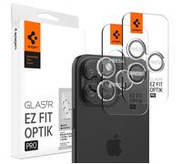 Verre de protection d'objectif - Spigen - Pack de 2 - iPhone 16/15/14 Pro - Verre trempé - Résistant aux rayures