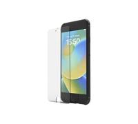 Hama Verre trempé pour iPhone 7/8/SE2020/SE2022 – 9H HD, cadre de pose, anti-traces, anti-rayures