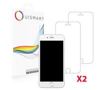 Verre de protection - OUISMART - Lot de 2 - Verre trempé - Résistance 9H - Compatible iPhone SE 2020
