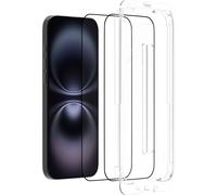 Verre de protection pour Apple iPhone 16 Plus, fixation 2-pack