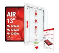 Verre de protection pour iPad Air 13" (2026/2025/2024) (10H) avec | DISPLEX MountMaster - Tablette en verre trempé 10H - Anti-casse - Anti-rayures - Transparent - Anti-choc - Montage en 10