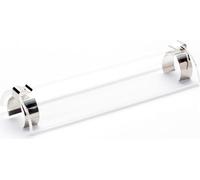 Verre de protection pour plafonnier R7s clair Longueur : 95mm pour tiges de 78mm Verre de remplacement Verre halogène