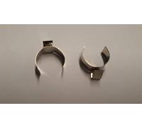 Verre de protection pour plafonnier, R7s, pour barres de 118 mm, verre de rechange halogène (clips)