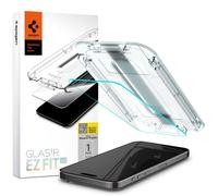 Spigen GLAS.tR EZ FIT HD Conçu pour iPhone 15 Pro Max Premium trempé verre de protection