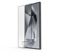 Verre de protection "Super Hybrid" pr Samsung Galaxy S25 Ultra, aide pse