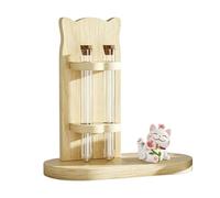 Verre de rangement pour poils de chat - Bouteille décorative double tube