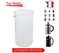Verre de Rechange Borosilicate Bodum 3 Tasses - 0.4L, Élégance et Longévité