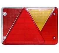 Verre de rechange pour feu arrière droit Multipoint 4 IV 18-8486-007 Pour remorque de voiture côté DROIT