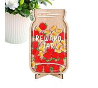 Verre de récompense pour salle de classe, outil d'organisation en bois pour la gestion des cours - Récompenses des élèves pour les tout-petits - École primaire - Entraînement à la propreté - Lecture