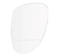 Verre De Reprise Vision Compatible Avec VW Pour Eos 2007 2008 Côté Porte Gauche Droite Chauffant Miroir D'aile Verre LH RH Lentille Extérieure Transparente Avec Plaque