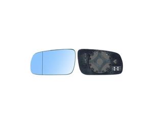 Verre de rétroviseur bleu gauche chauffant asphérique grand modèle Seat Leon 2000-2003 - 1J1857521C
