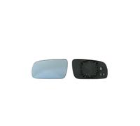 Verre de rétroviseur bleu gauche chauffant grand modèle Audi A3 8L1 phase 1 1996-2000 - 4B0857535