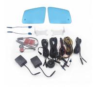 Verre de rétroviseur Compatible Avec Benz Pour Classe S W221 2009 2010 2011 2012 2013 Lentille De Rétroviseur Automobile Avec Angle Mort Du Marché(24GHZ Mirror blue)