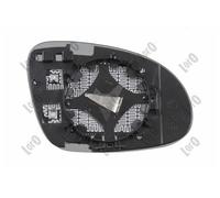Verre de rétroviseur extérieur ABAKUS 4012G01 Chauffé Pour VW Gauche 2003-2008