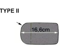 Verre de rétroviseur gauche teinté en bleu 0639830 VAN WEZEL pour BMW 5 7