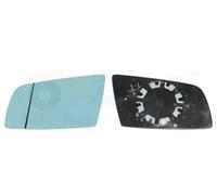 Verre de rétroviseur gauche teinté en bleu 0655837 VAN WEZEL pour BMW 5