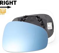Verre De Rétroviseur Latéral Droit De Remplacement Avec Plaque De Support Asphérique Chauffant Bleu Pour Alfa Romeo Giulietta 2010-2021
