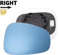 Verre De Rétroviseur Latéral Droit De Remplacement Avec Plaque De Support Convexe Chauffant Bleu Pour Alfa Romeo 159 2005-2011