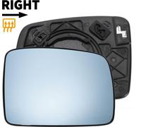 Verre De Rétroviseur Latéral Droit De Remplacement Avec Plaque De Support Convexe Chauffant En Verre Bleu Pour Land Rover Discovery 3 2004-2009
