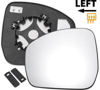 Verre De Rétroviseur Latéral Gauche De Remplacement Avec Plaque De Support Chauffant En Verre Blanc Pour Land Rover Discovery 4 2014-2016.