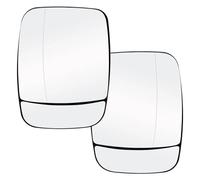 Verre de Rétroviseur Pour Trafic 2014-rétroviseur Latéral Gauche Droit En Verre Angle Mort Chauffé Retroviseur Miroir Glace(A pair)