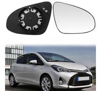 Verre de Rétroviseur pour Yaris 2014-2018 Remplacement avec Plaque de Support,R