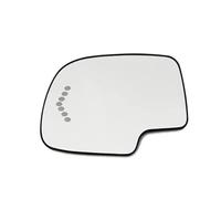 Verre de Rétroviseur Remplacement Pour GMC Pour Sierra 1500/2500/3500 2003-2007 Pour Yukon 2003-2006 Rétroviseur Latéral En Verre Plaque De Clignotant Chauffante(1pc Left)