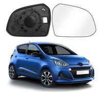 Verre de Rétroviseur Remplacement pour Hyundai i10 2013-2019, Rétroviseur Extérieur Réglable Adapté, Verre de Recul Miroir (Droite)