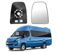 Verre de Rétroviseur Remplacement pour Iveco Daily 2014-2024, Rétroviseur Extérieur Réglable Adapté, Lente di Retromarcia, Rétroviseur avec Fonction Chauffante (Specchietto Superiore - Destro)