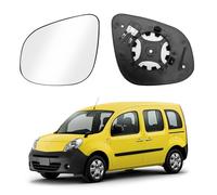 Verre de Rétroviseur Remplacement pour Renault Kangoo II 2013-2021, Rétroviseur Extérieur Réglable Adapté, Lente di Retromarcia, Rétroviseur avec Fonction Chauffante (Gauche)