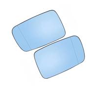 Verre de Rétroviseur Rétroviseur Latéral Chauffant En Verre Bleu Grand Angle Pour BMW E46 E65 E66 E67 325Ci 330Ci 745i 750i 760i 51167028427 Rétroviseur latéral(A pair)