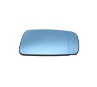 verre de rétroviseur Rétroviseur latéral chauffant pour BMW Série 7 E65 E66 E67 2001-2008, lentille en verre bleu(Right)