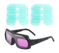 Verre de soudage anti-rayures pour obscurcissement automatique lorsque la lumière est générée et lorsque la lumière disparaît