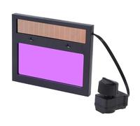 Verre de soudure automatique - 2x4 pouces solaire avec protection,Teinte fixe pour masque de soudage,Pour chantier, atelier, industrie, fabrication, réparation automobile