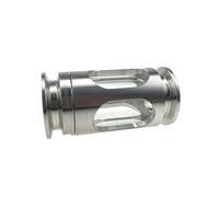 Verre de visée Compact à trois pinces en acier inoxydable, 1.5 pouces, Tri-virole Compatible, vue de flux