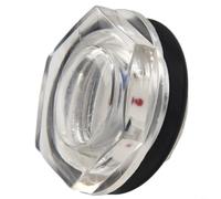 Verre de visée en plastique transparent avec raccords de compresseur d'air G34 à filetage mâle pour une surveillance fiable des fluides dans les systèmes mécaniques et pneumatiques