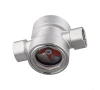 Verre de visée pour la surveillance des canalisations avec corps en acier inoxydable 304 pour l'observation du débit de fluide dans les systèmes de traitement (DN15)