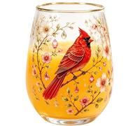 Verre décoratif Tasse À Café 415 ml Thème Abeille Et Oiseau En Relief