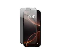 Verre d'Ecran 9H pour iPhone 16 Pro Max avec Filtre de Confidentialité Crong Transparent