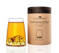 Verre design TOPOGRAPHIC - Mont Blanc ALASKAN MAKER