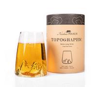 Verre design topographic : tre cime