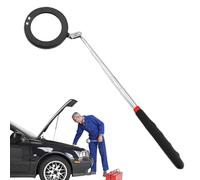 Verre d'inspection de voiture éclairé - Lampe d'inspection rétractable pivotante à 360° avec lumière LED | Outil télescopique pour mécanicien avec poignée