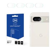 Lot de 4 Protections d Objectif pour Google Pixel 8a en Verre Hybride 6H 3mk Transparent