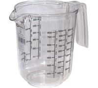 Gobelet gradué en plastique 1,0 l transparent