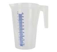 Verre doseur 2ltr. Plastique avec graduation, empilable
