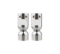 verre doseur cocktail Jigger en acier inoxydable 25/50ml, for Cocktail, boisson, spiritueux, tasse à mesurer, bécher mixte, for liquide(2PCS 25 50ml)