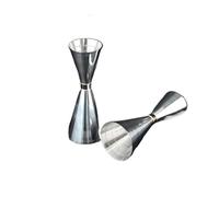verre doseur cocktail Tasse à mesurer en acier inoxydable 304, 30/45/60/90ml, verre Cocktail, boisson, spiritueux, Jigger, bécher mixte, tasses for liquide(2PCS Golden Ring)