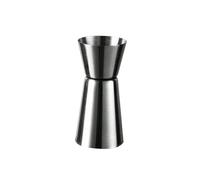verre doseur cocktail Tasse à mesurer en acier inoxydable, Peg Jigger Shaker barman mesureur de boissons, outil mesure d'esprit boisson double tir for Bar fête(M)