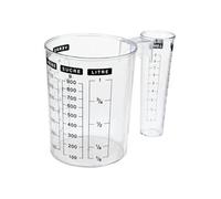 - Verre Doseur "Double" 18cm Transparent